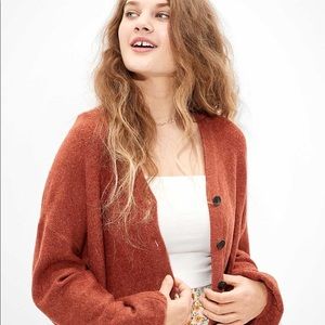 American Eagle Outfitters | Sweaters | Ae Cropped Dreamspun Balloon Sleeve  Cardigan | Poshmark